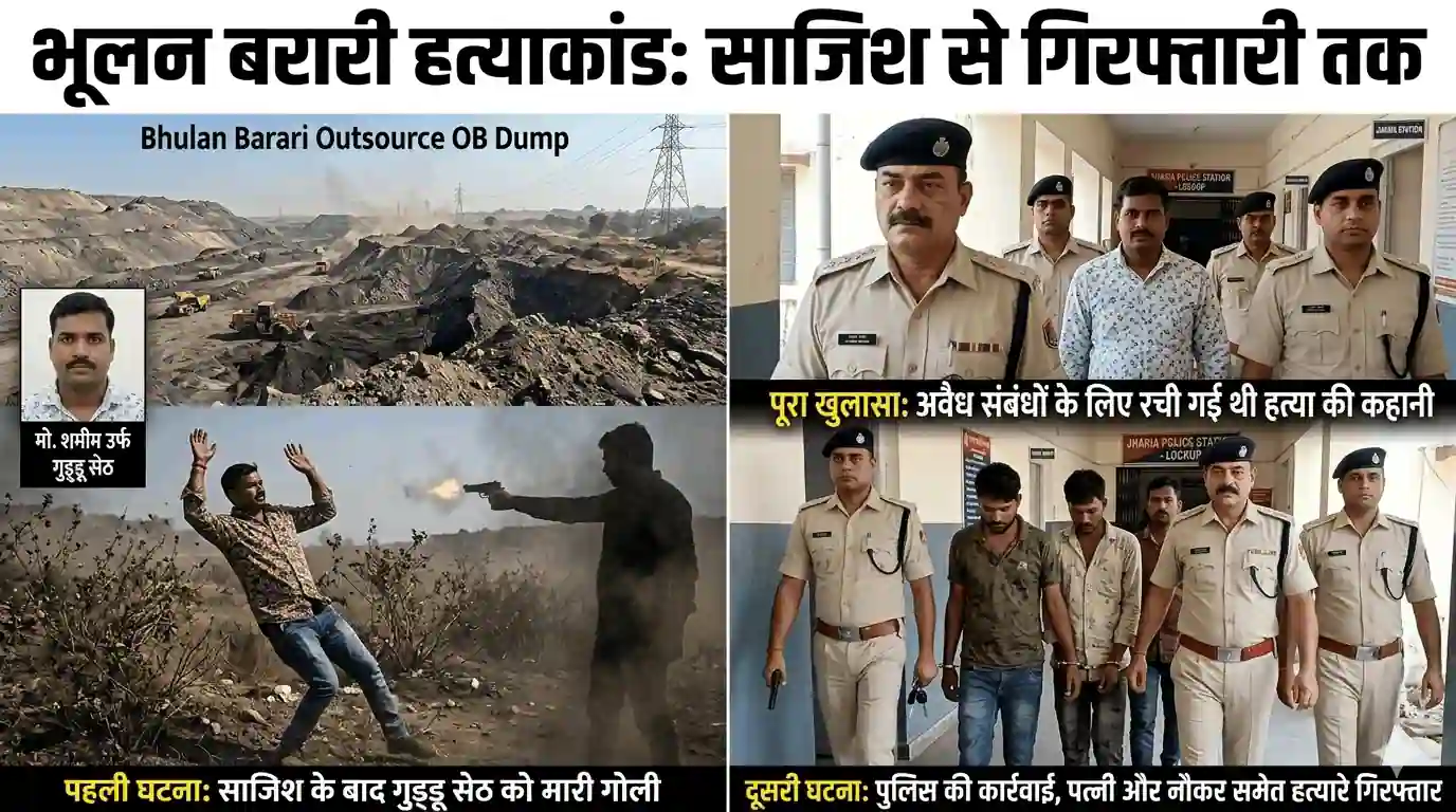 भूलन बरारी हत्याकांड का खुलासा: अवैध संबंधों के चलते पत्नी ने रची थी साजिश, नौकर और उसके साथी गिरफ्तार